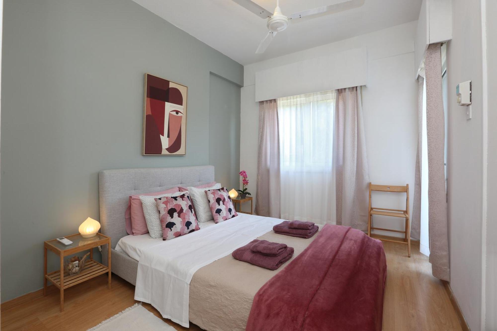Cozy Holiday Apartment In Larnaca Near Foinikoudes Kültér fotó